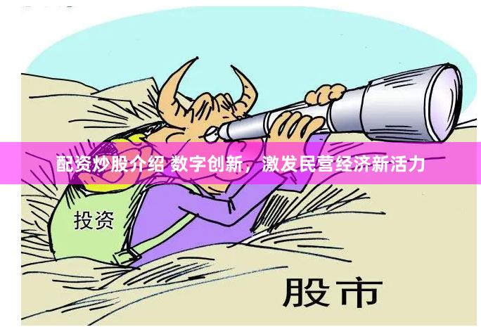 配资炒股介绍 数字创新，激发民营经济新活力