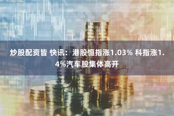 炒股配资皆 快讯：港股恒指涨1.03% 科指涨1.4%汽车股集体高开